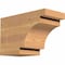 Ekena Millwork Mediterranean Smooth Rafter Tail, Western Red Cedar, 5 1/2"W x 8"H x 12"L RFT06X08X12MED00SWR - alternate 1